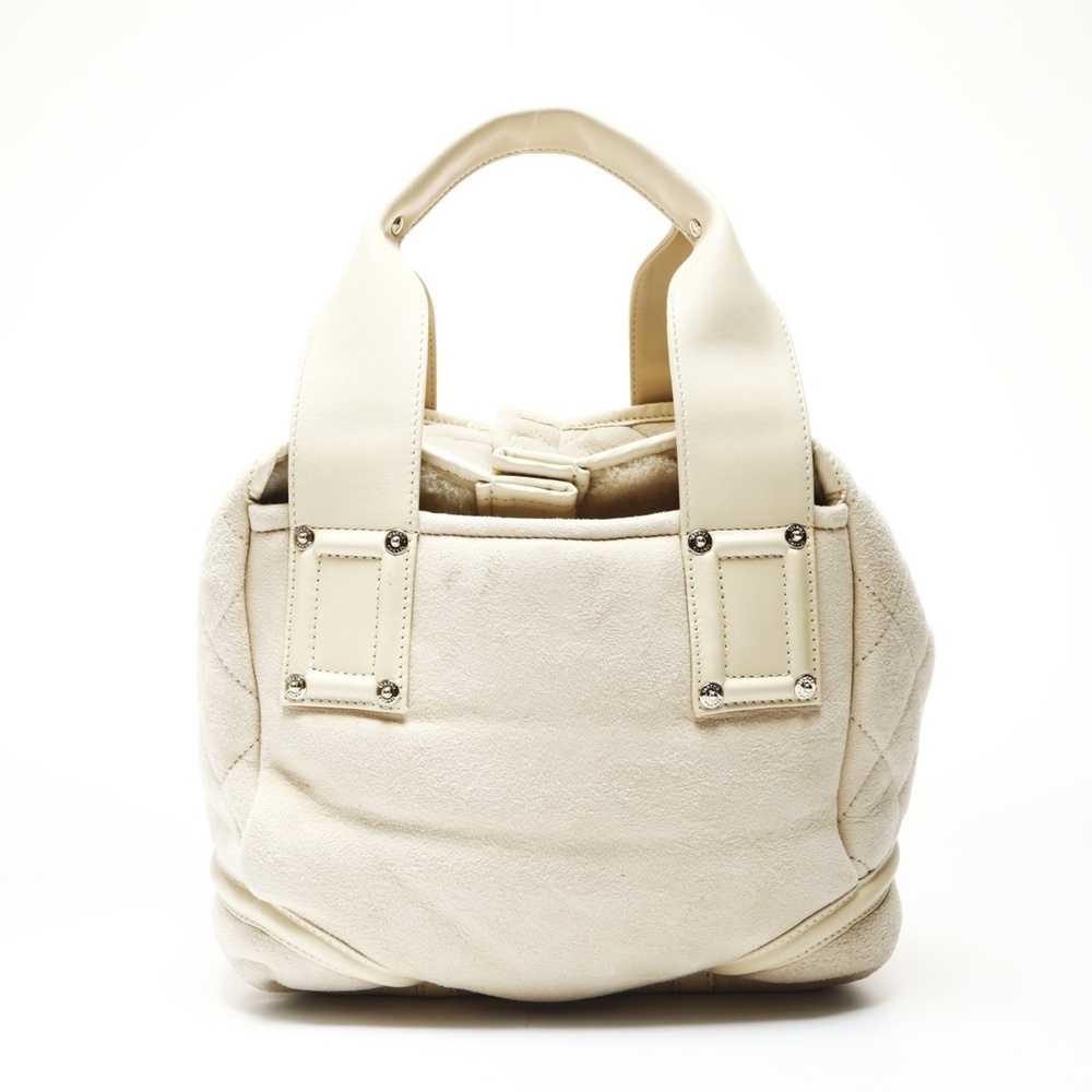 Chanel Cream Logo Bag View 2